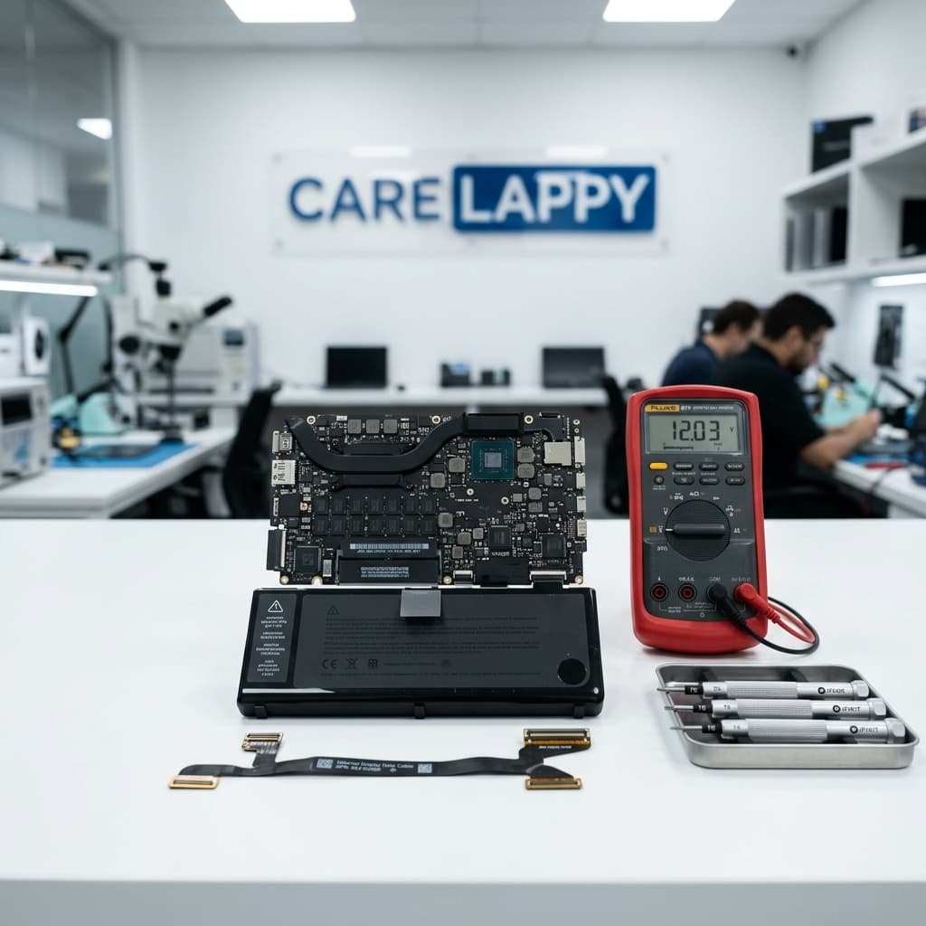 Premium MacBook Repair in Noida parts and diagnostics by Care Lappy